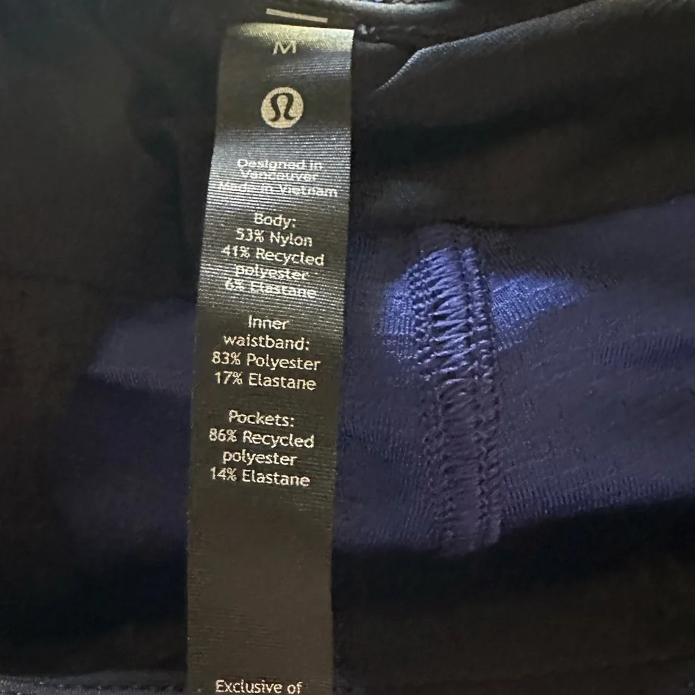 Lululemon Athletica Blue Men's Running Shorts size M